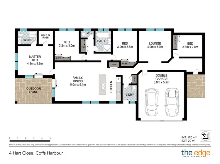 Floorplan of Homely house listing, 4 Hart Close, Coffs Harbour NSW 2450