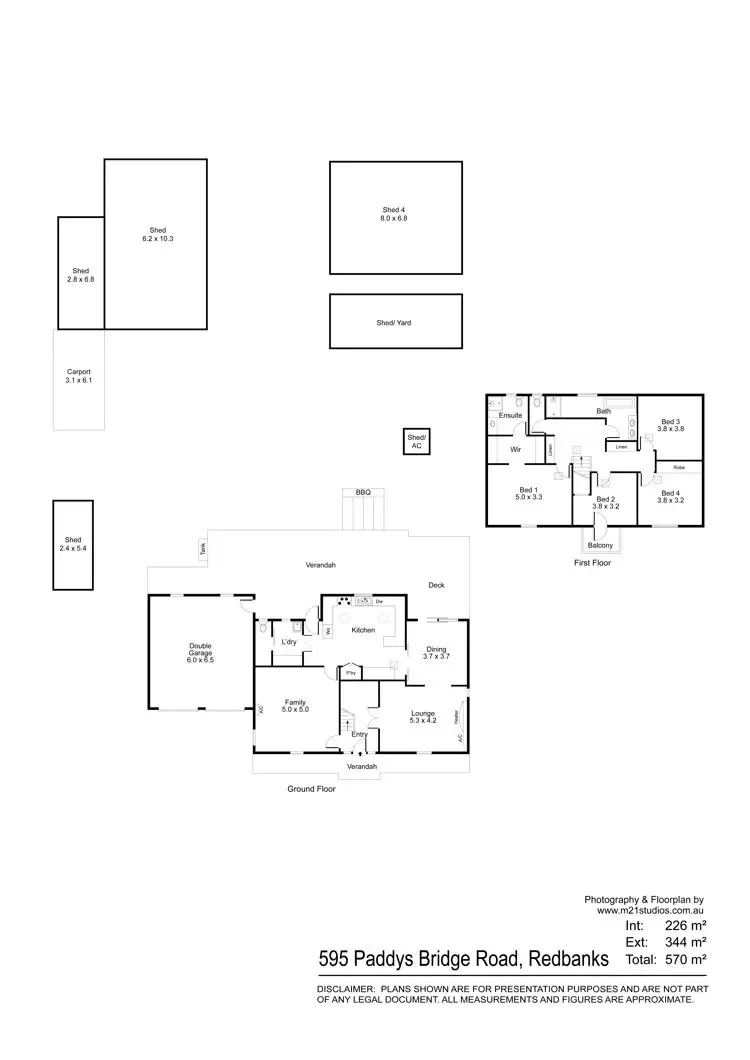 Floorplan of Homely house listing, 595 Paddys Bridge Road, Redbanks SA 5502