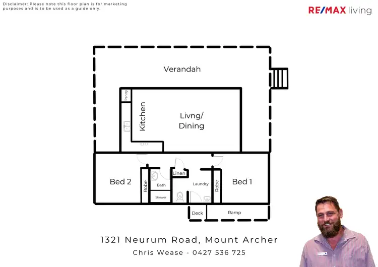 Floorplan of Homely house listing, 1321 Neurum Road, Mount Archer QLD 4514