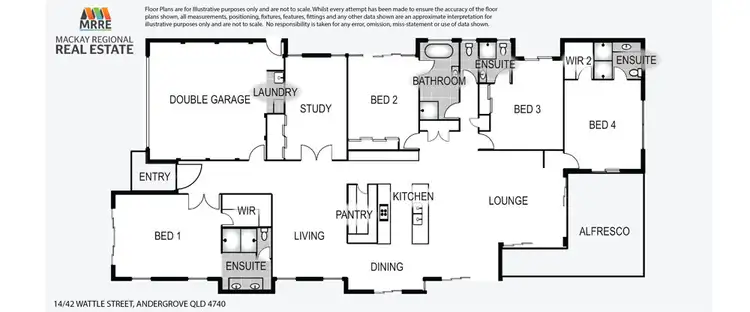 Floorplan of Homely house listing, 14/42 Wattle Street, Andergrove QLD 4740