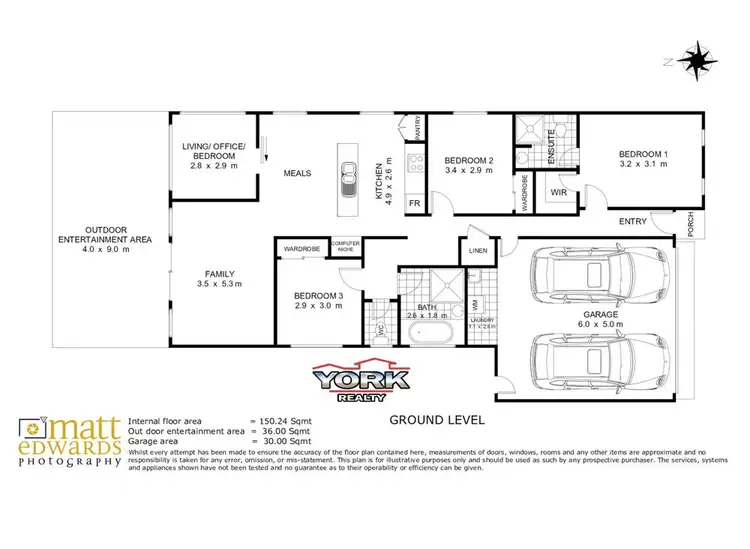 Floorplan of Homely house listing, 15 McGee Drive, Kearneys Spring QLD 4350