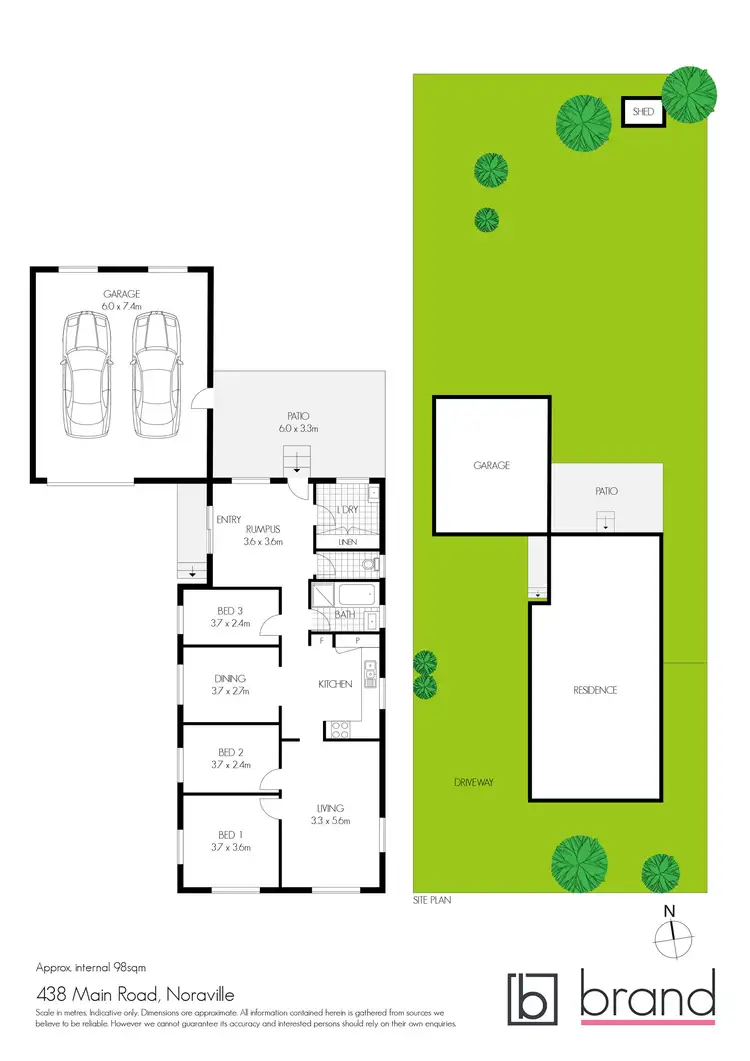 Floorplan of Homely house listing, 438 Main Road, Noraville NSW 2263
