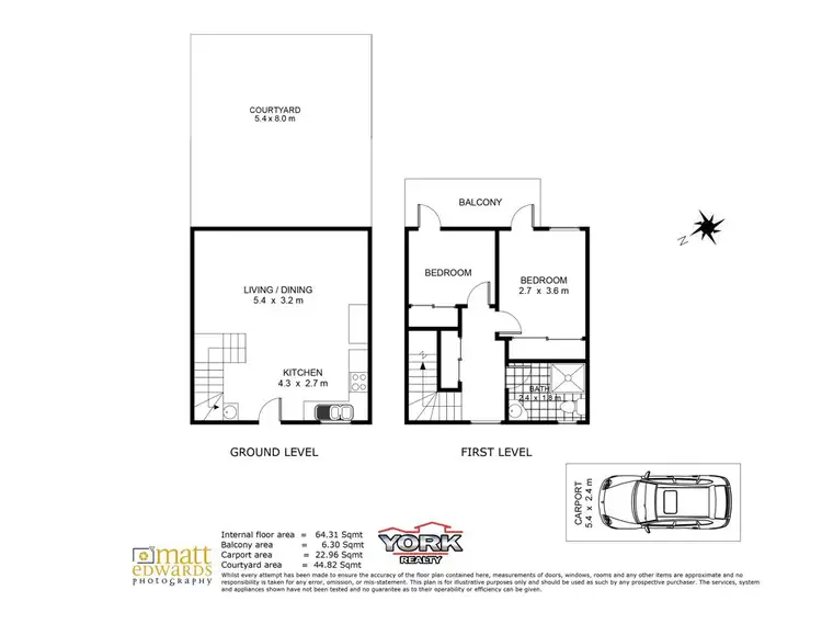 Floorplan of Homely unit listing, 1/177a West Street, Newtown QLD 4350