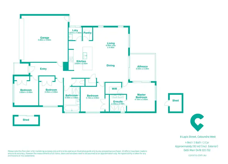 Floorplan of Homely house listing, 8 Lapis Street, Caloundra West QLD 4551