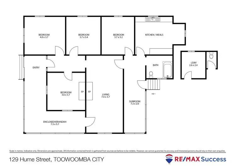 Floorplan of Homely house listing, 129 Hume Street, Toowoomba City QLD 4350