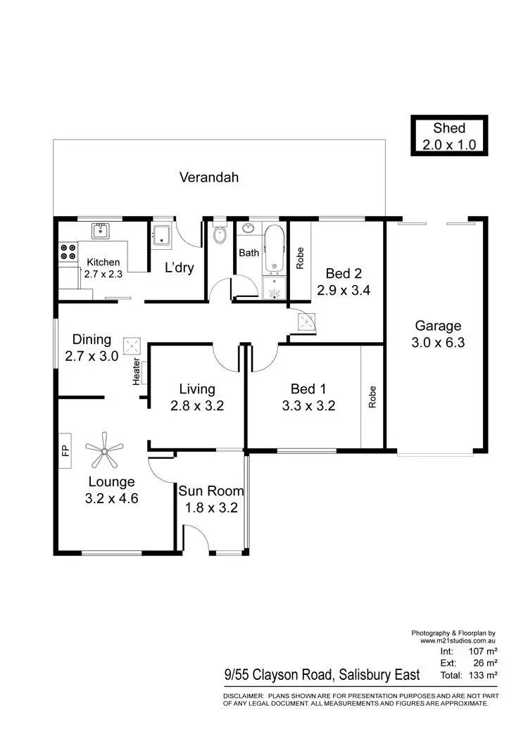 Floorplan of Homely house listing, 9/55 Clayson Road, Salisbury East SA 5109