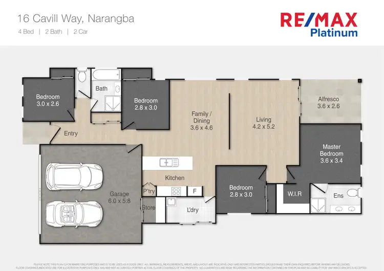 Floorplan of Homely house listing, 16 Cavill Way, Narangba QLD 4504