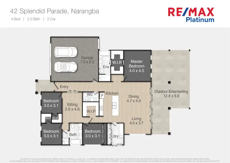 Floorplan of Homely house listing, 42 Splendid Parade, Narangba QLD 4504