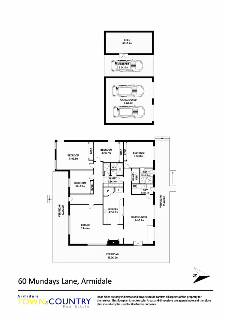 Floorplan of Homely rural property listing, 60 Mundays Lane, Armidale NSW 2350