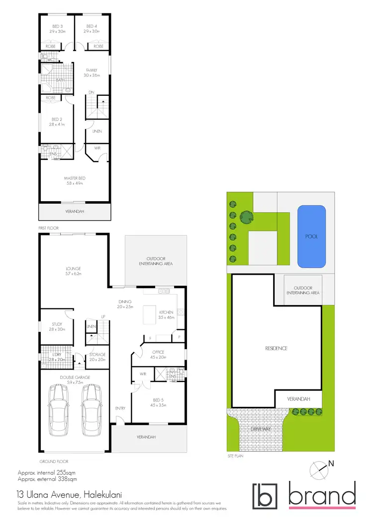 Floorplan of Homely house listing, 13 Ulana Avenue, Halekulani NSW 2262