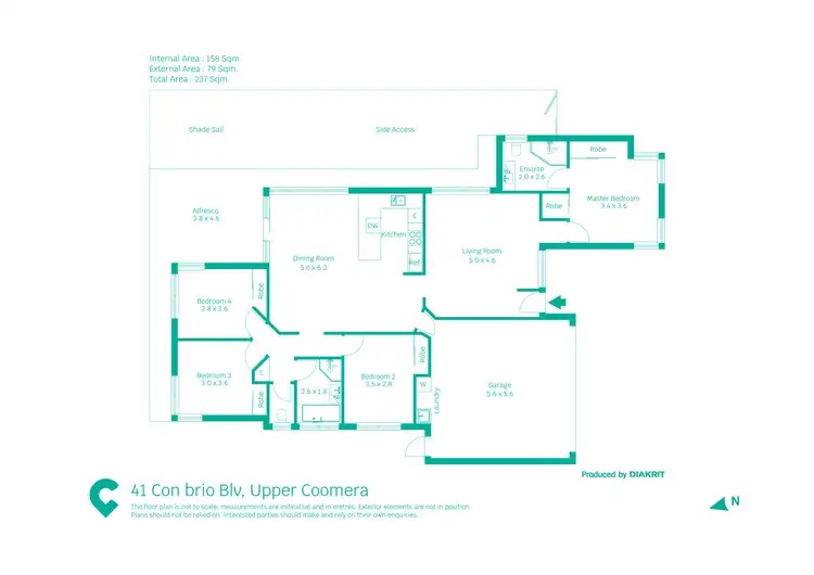 Floorplan of Homely house listing, 41 Con Brio Boulevard, Upper Coomera QLD 4209