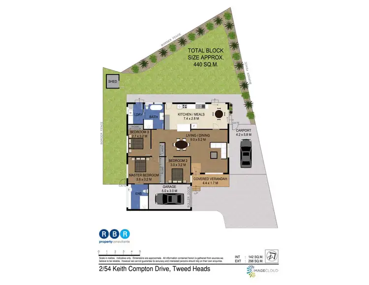 Floorplan of Homely house listing, 2/54 Keith Compton Drive, Tweed Heads NSW 2485