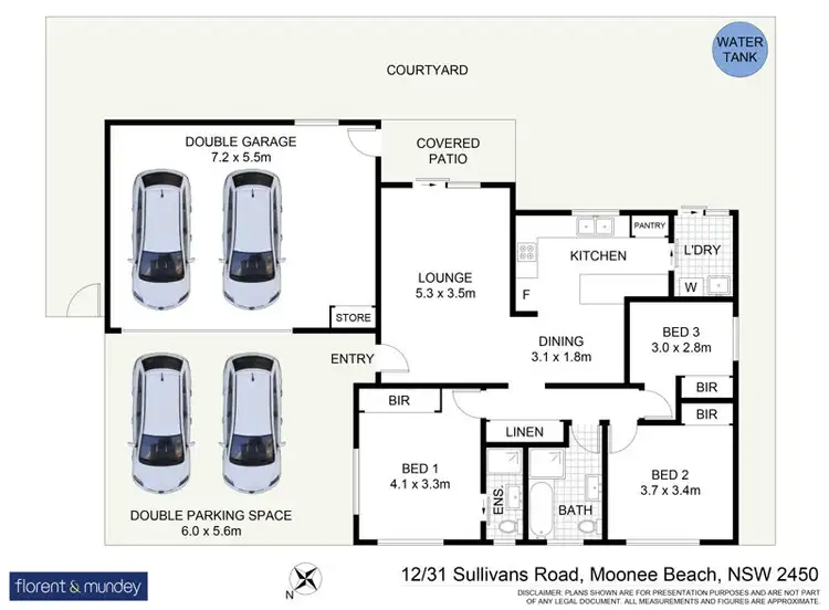 Floorplan of Homely villa listing, 12/31 Sullivans Rd, Moonee Beach NSW 2450