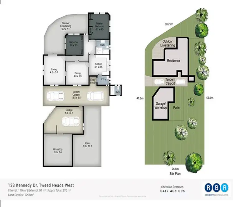 Floorplan of Homely house listing, 133 Kennedy Drive, Tweed Heads West NSW 2485