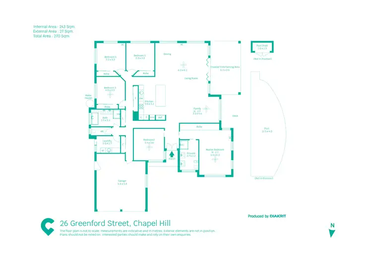 Floorplan of Homely house listing, 26 Greenford Street, Chapel Hill QLD 4069