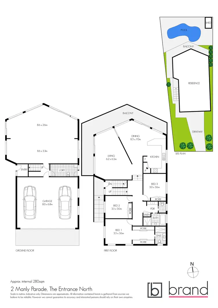 Floorplan of Homely house listing, 2 Manly Parade, The Entrance North NSW 2261