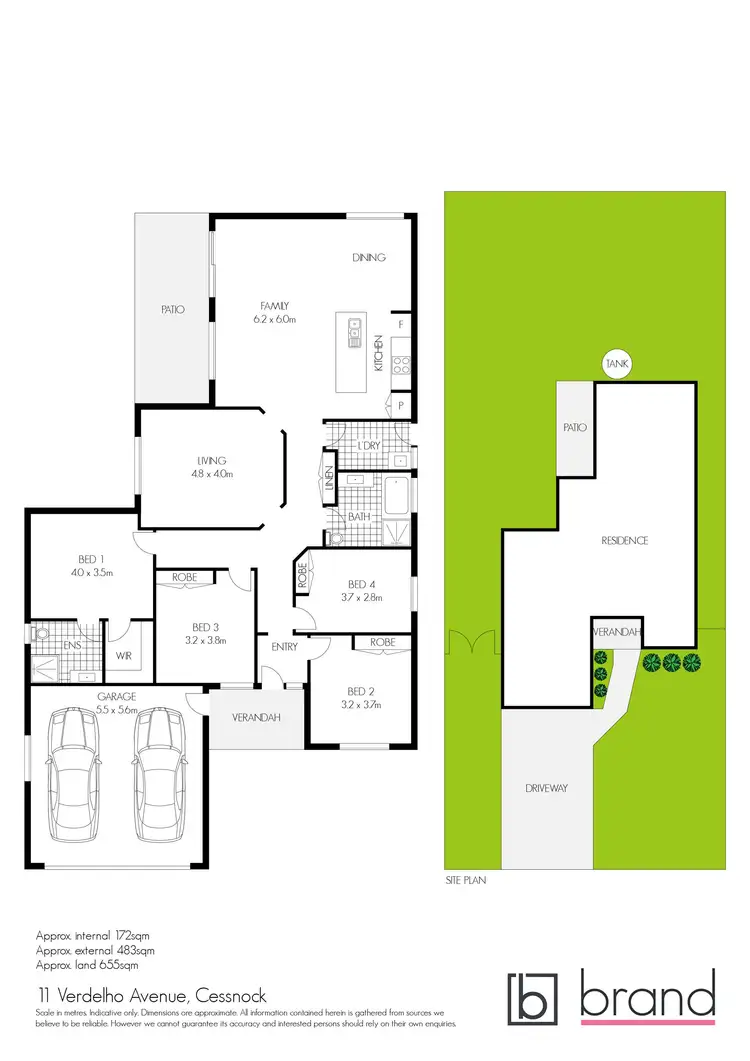 Floorplan of Homely house listing, 11 Verdelho Avenue, Cessnock NSW 2325