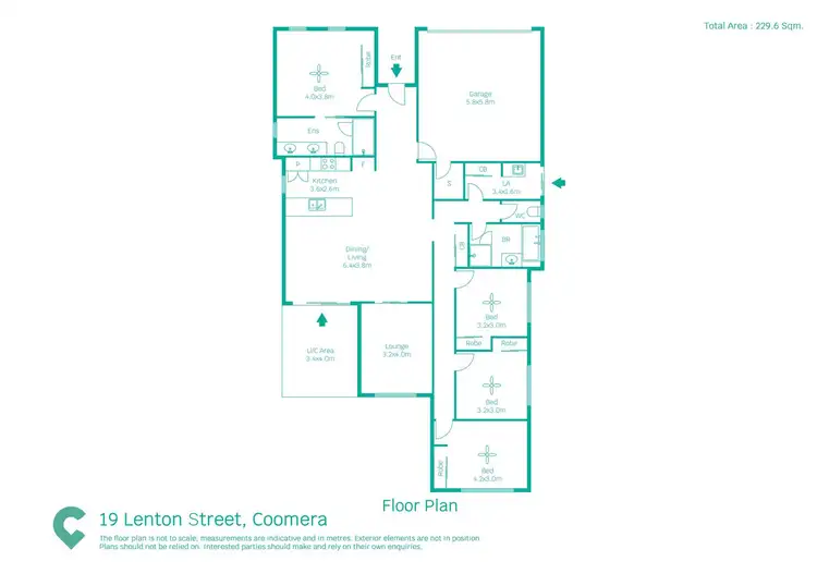 Floorplan of Homely house listing, 19 Lenton Street, Coomera QLD 4209