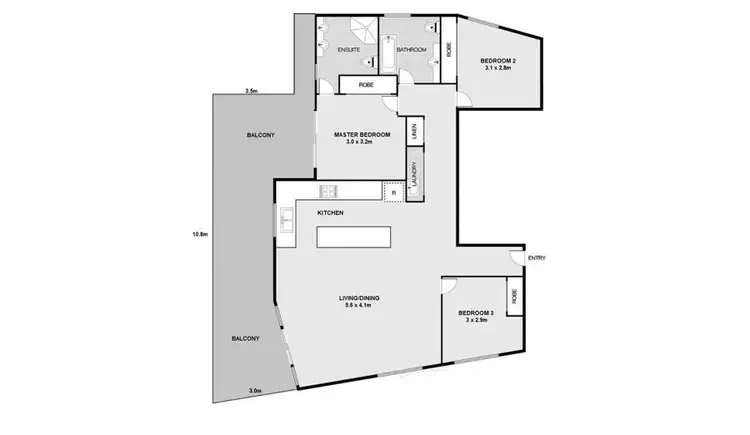 Floorplan of Homely unit listing, 4/11 Dix Street, Redcliffe QLD 4020
