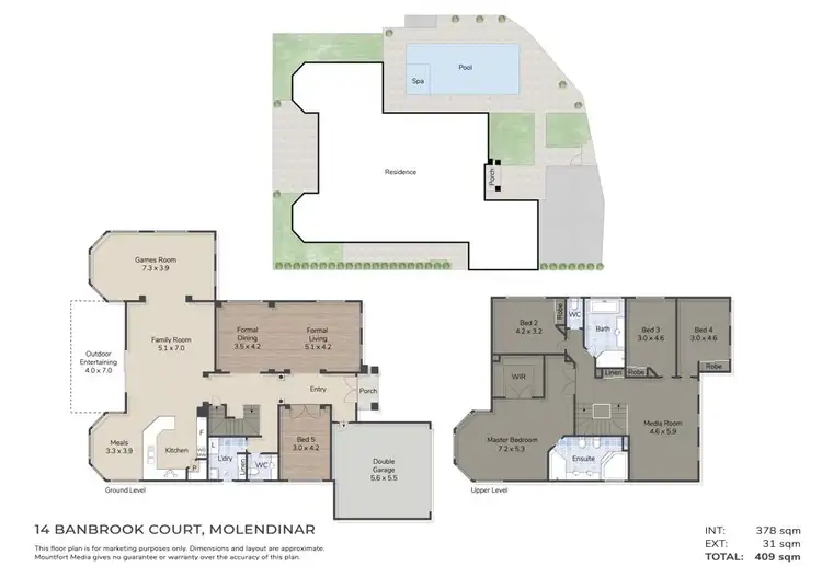 Floorplan of Homely house listing, 14 Banbrook Court, Molendinar QLD 4214