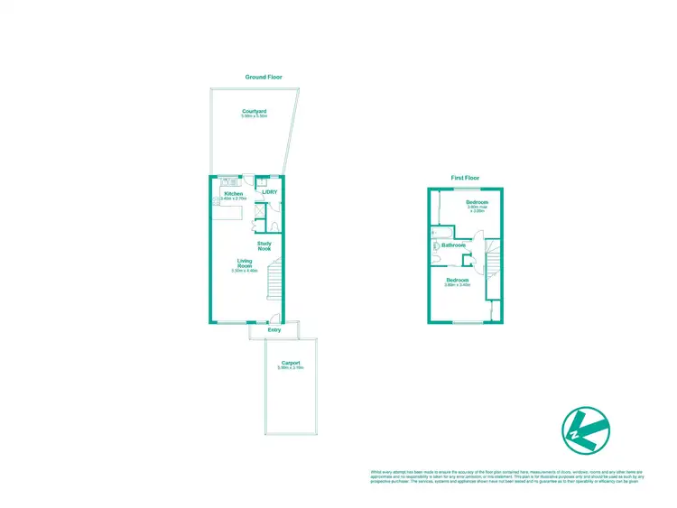 Floorplan of Homely townhouse listing, 4/17 Hants Street, Hamilton QLD 4007