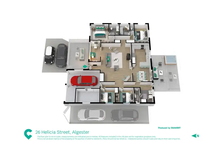 Floorplan of Homely house listing, 26 Helicia Street, Algester QLD 4115