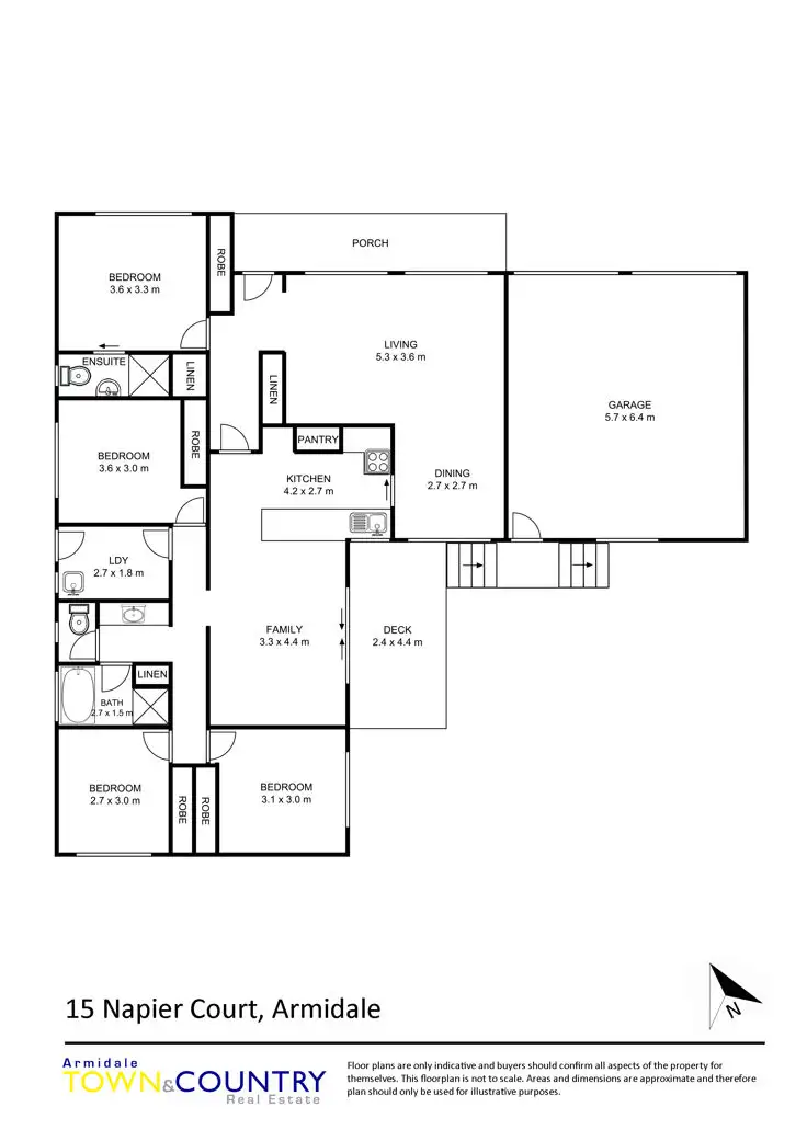 Floorplan of Homely house listing, 15 Napier Court, Armidale NSW 2350