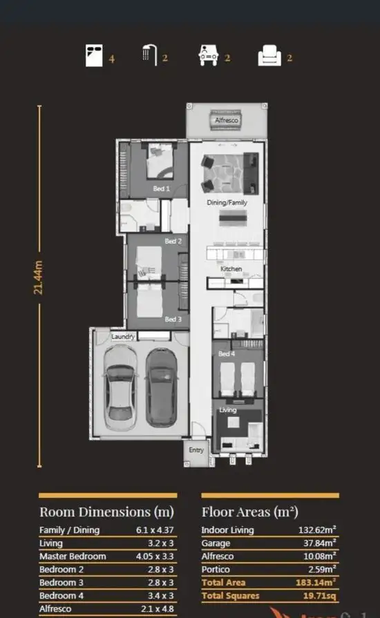 Floorplan of Homely house listing, 30 Eagleton Crescent, Leichhardt QLD 4305