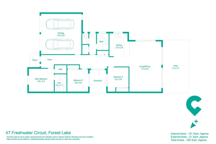 Floorplan of Homely house listing, 47 Freshwater Circuit, Forest Lake QLD 4078