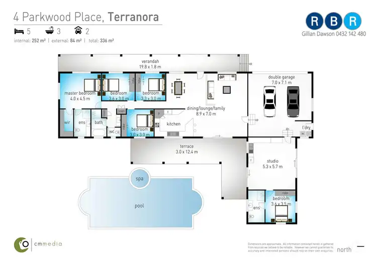 Floorplan of Homely rural property listing, 4 Parkwood Place, Terranora NSW 2486