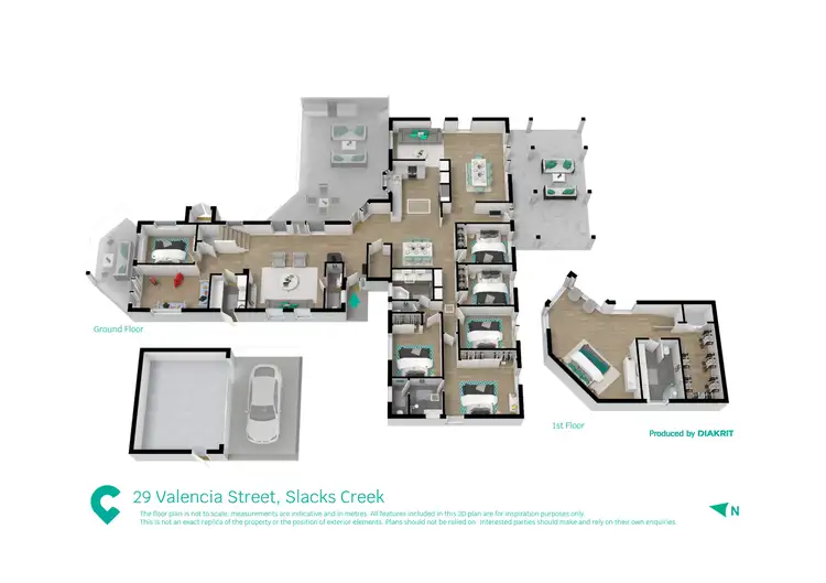 Floorplan of Homely house listing, 29 Valencia Way, Slacks Creek QLD 4127