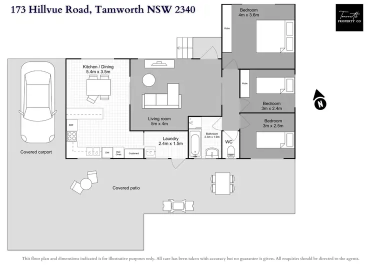 Floorplan of Homely house listing, 173 Hillvue Road, Tamworth NSW 2340