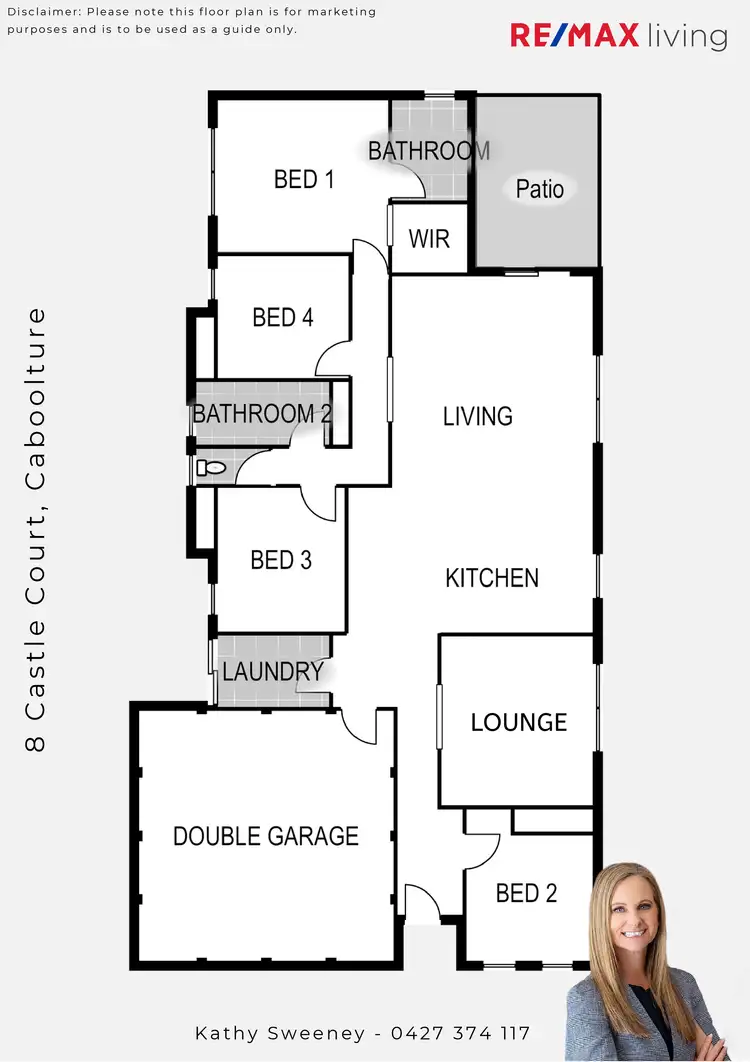 Floorplan of Homely house listing, 8 Castle Court, Caboolture QLD 4510