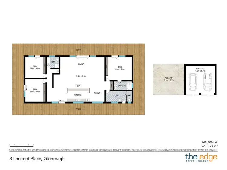 Floorplan of Homely house listing, 3 Lorikeet Place, Glenreagh NSW 2450