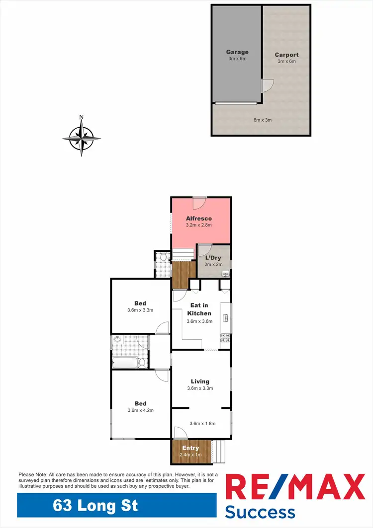 Floorplan of Homely house listing, 63 Long Street, Rangeville QLD 4350