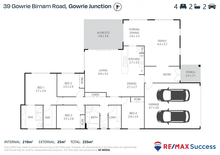 Floorplan of Homely house listing, 39 Gowrie-Birnam Road, Gowrie Junction QLD 4352