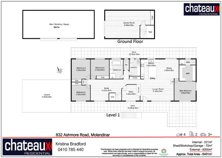 Floorplan of Homely rural property listing, 832 Ashmore Rd, Molendinar QLD 4214