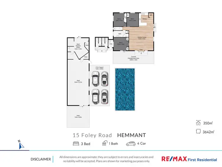 Floorplan of Homely rural property listing, 15 Foley Rd, Hemmant QLD 4174