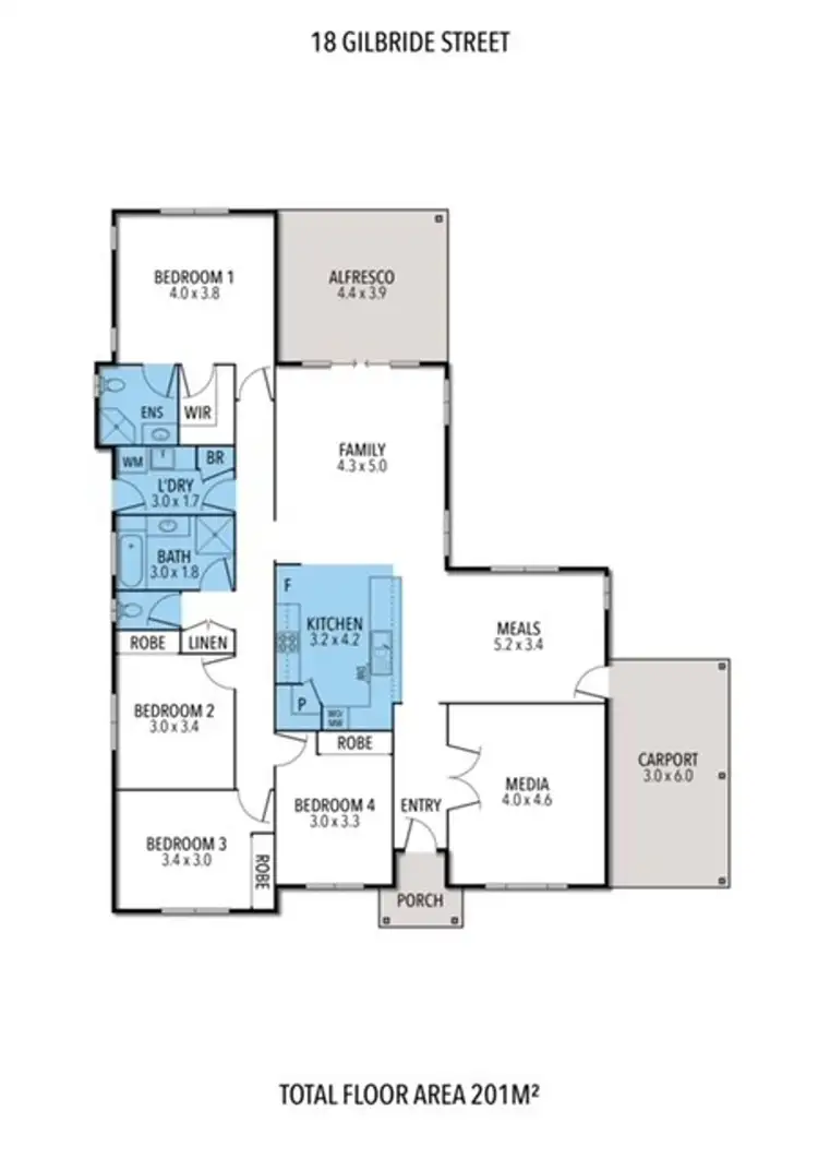 Floorplan of Homely house listing, 18 Gilbride Street, Greenmount QLD 4359