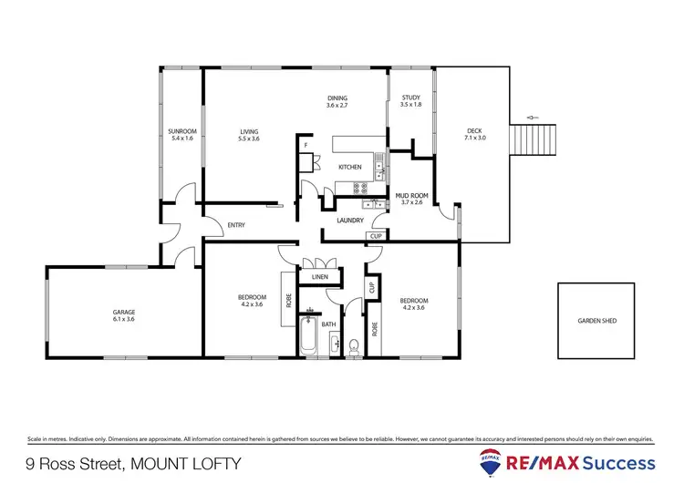 Floorplan of Homely house listing, 9 Ross Street, Mount Lofty QLD 4350