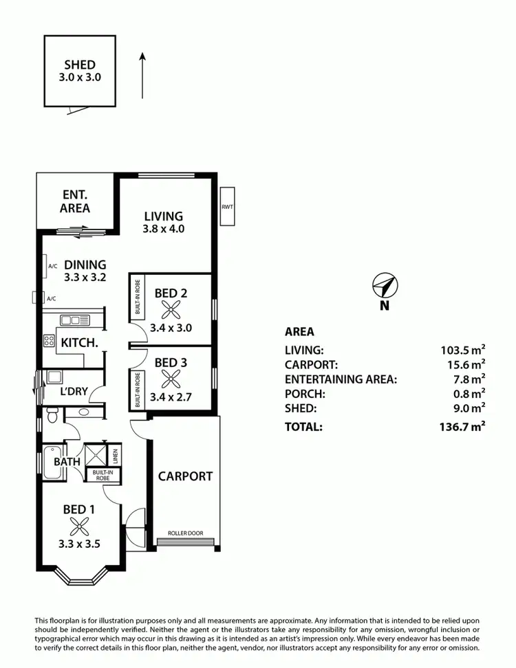 Floorplan of Homely house listing, 36A Jacaranda, Murray Bridge SA 5253