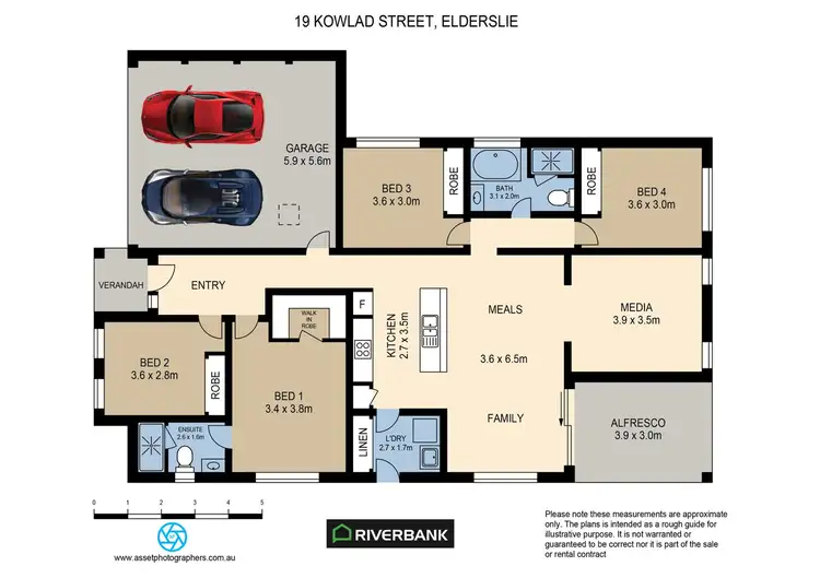 Floorplan of Homely house listing, 19 Kowald Street, Elderslie NSW 2570