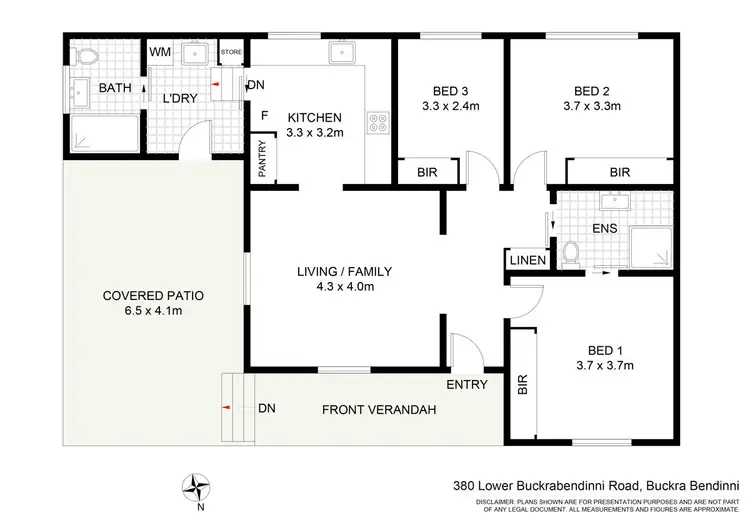 Floorplan of Homely rural property listing, Lot 13, 380 Lower Buckrabendinni Road, Buckra Bendinni NSW 2449