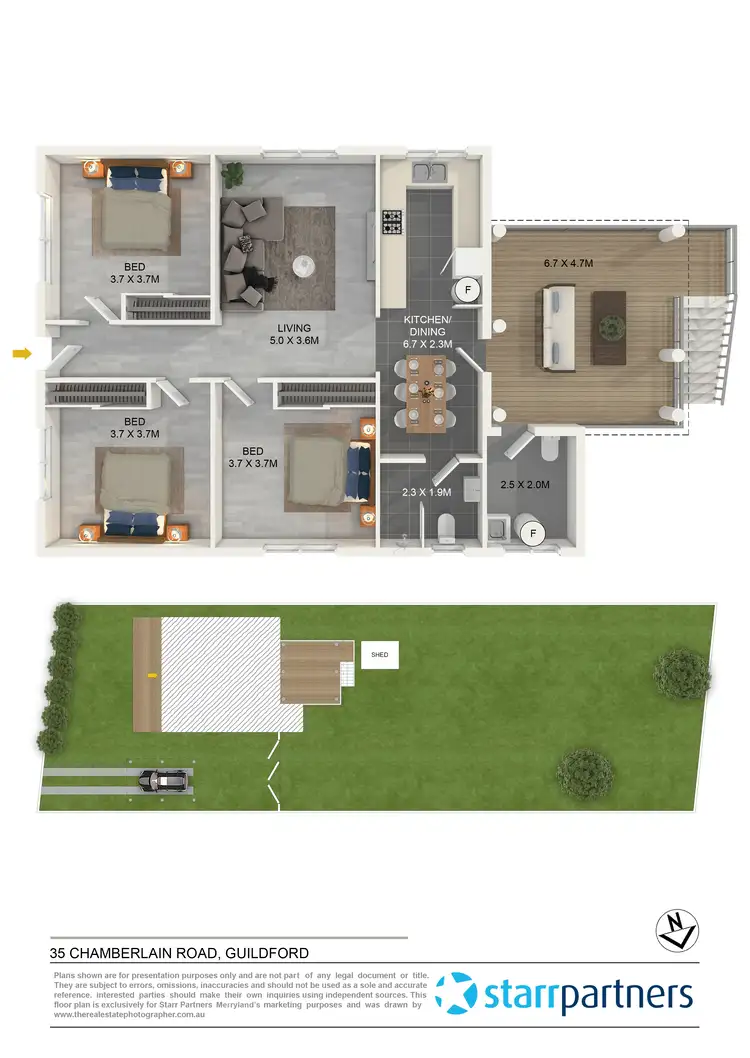 Floorplan of Homely house listing, 35 Chamberlain Road, Guildford NSW 2161