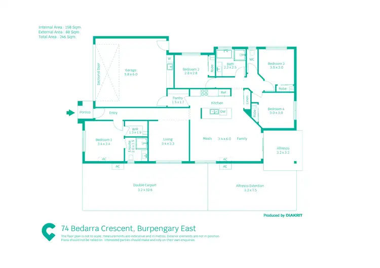 Floorplan of Homely house listing, 74 Bedarra Crescent, Burpengary East QLD 4505