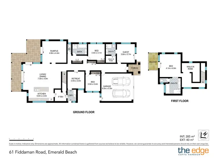 Floorplan of Homely house listing, 61 Fiddaman Road, Emerald Beach NSW 2456