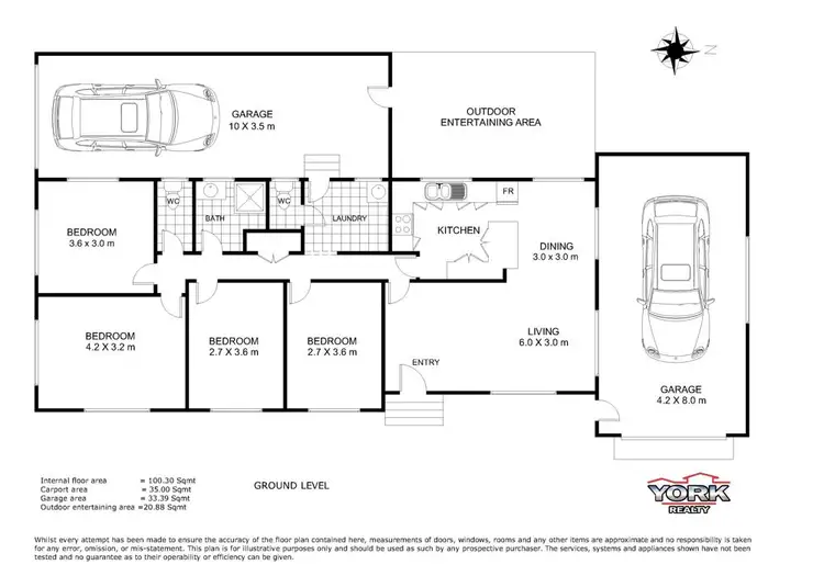 Floorplan of Homely house listing, 85 Proposch Street, Oakey QLD 4401
