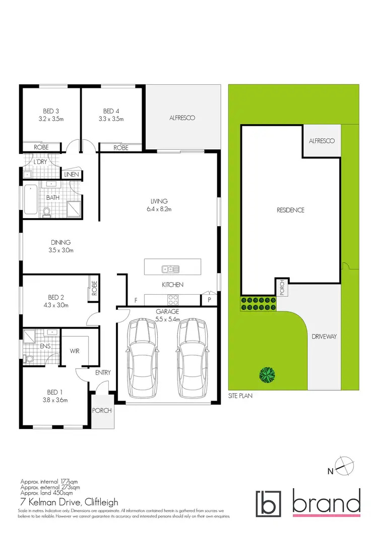 Floorplan of Homely house listing, 7 Kelman Drive, Cliftleigh NSW 2321