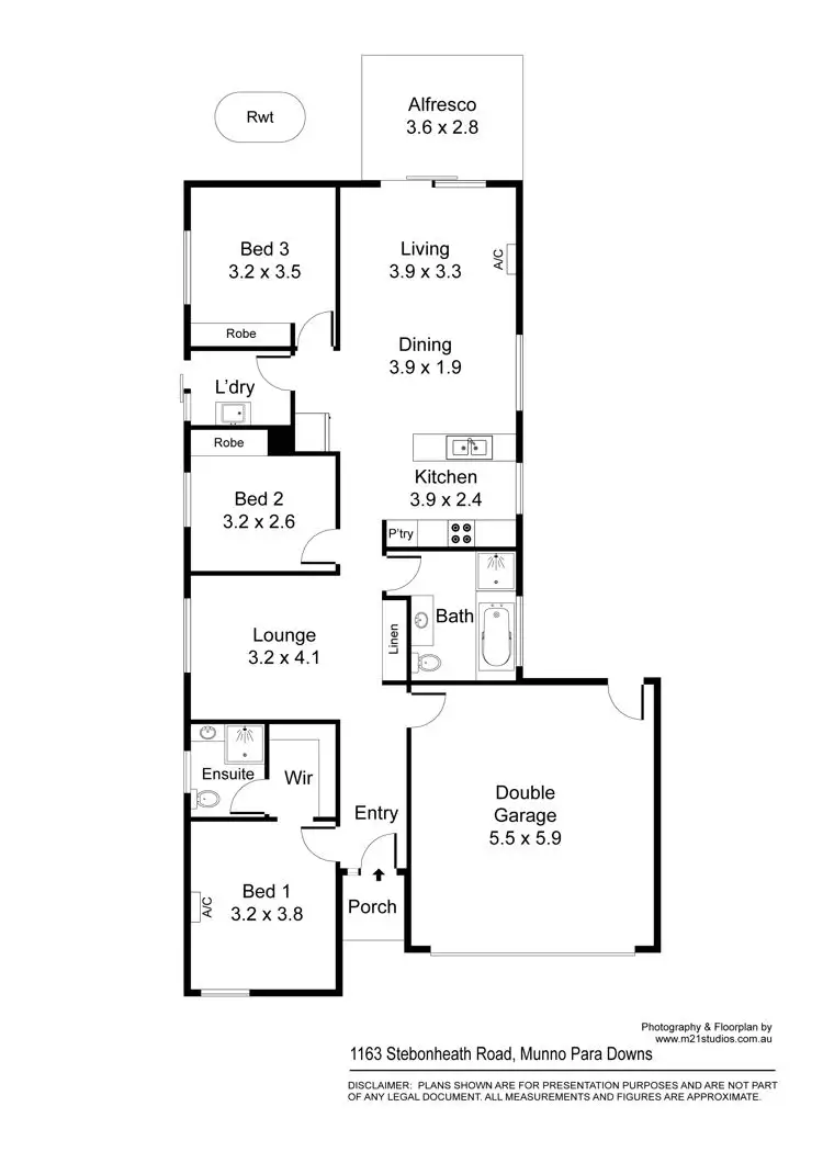 Floorplan of Homely house listing, 1163 Stebonheath Road, Munno Para West SA 5115