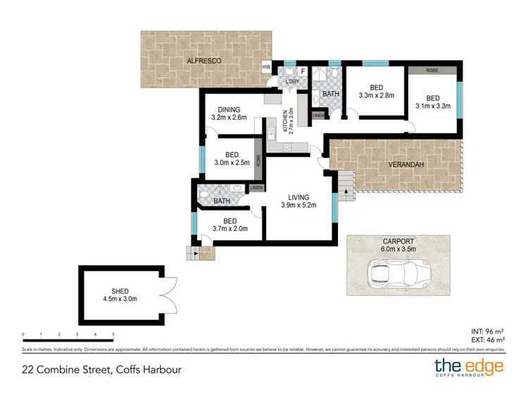Floorplan of Homely house listing, 22 Combine Street, Coffs Harbour NSW 2450